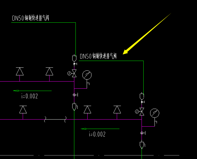 消防淋喷末端的这个dn50铜制快速排气阀怎么套定额