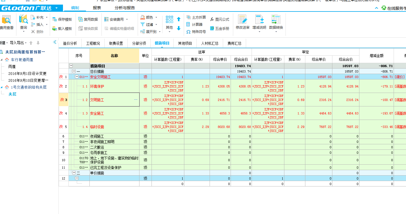 税前工程造价