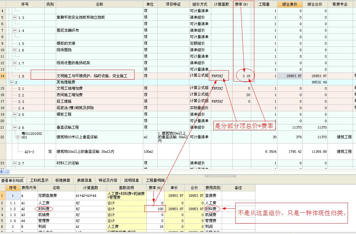 安全文明施工费