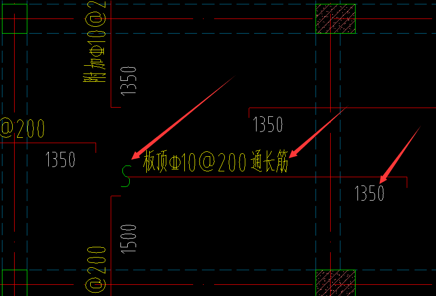 板顶通长筋