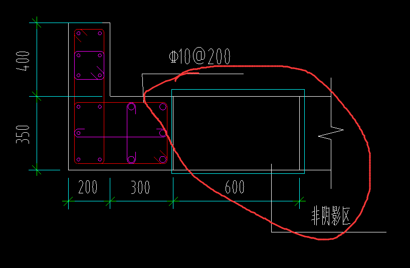 非阴影