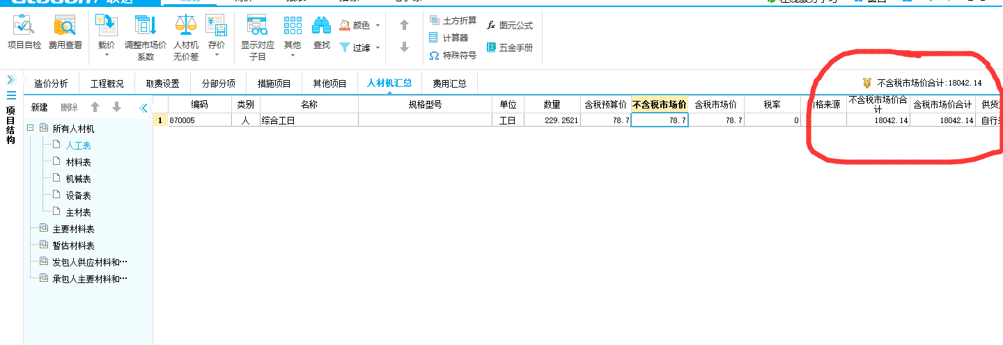 人工費
