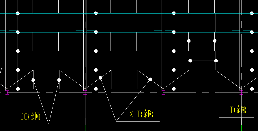 这个图纸这样表示 怎么区分是撑杆还是拉条啊