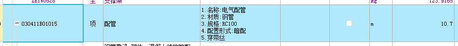 項目特征