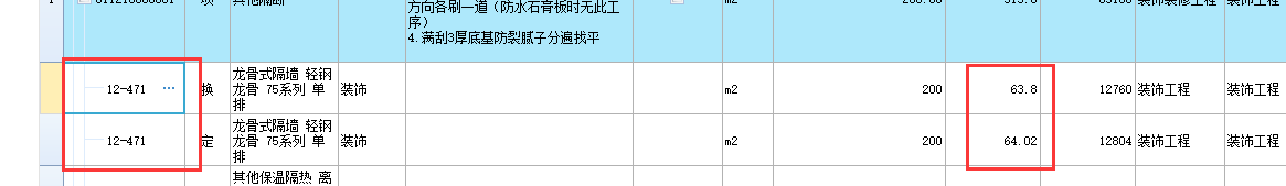 综合单价不