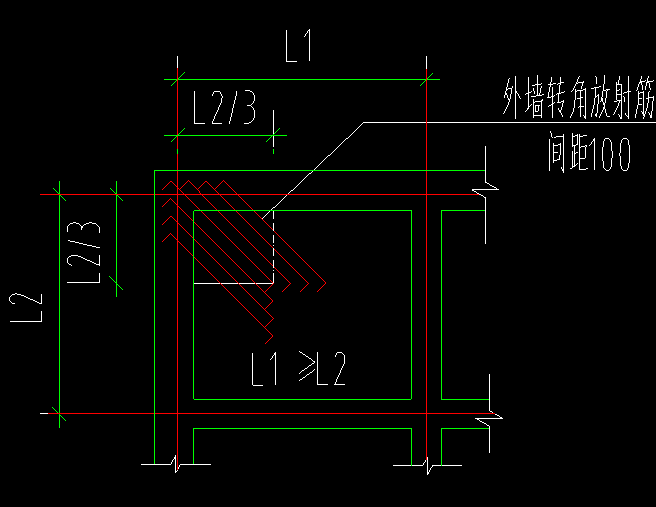 的放射筋