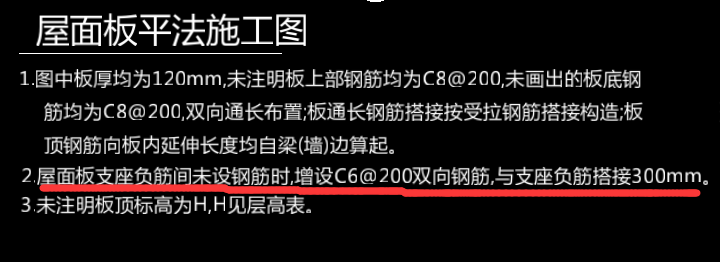 支座负筋
