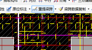 梁原位标注