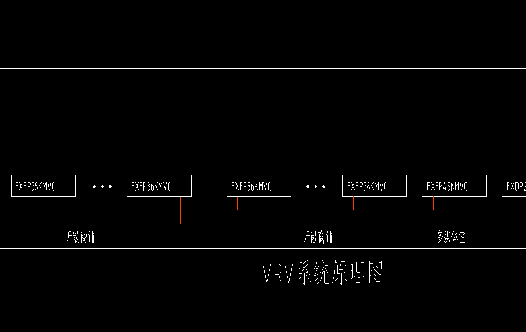 vrv原理系统图是不是指冷媒管