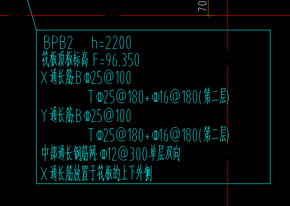 筏板配筋
