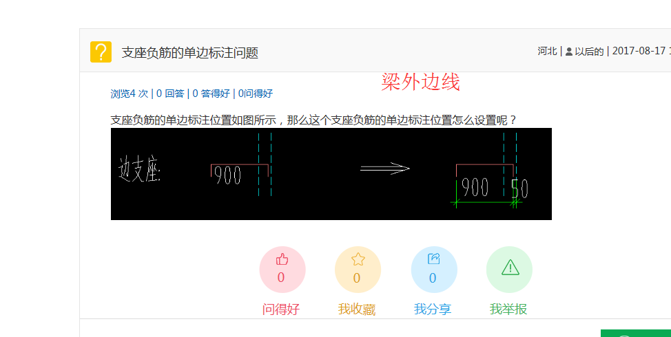 支座负筋