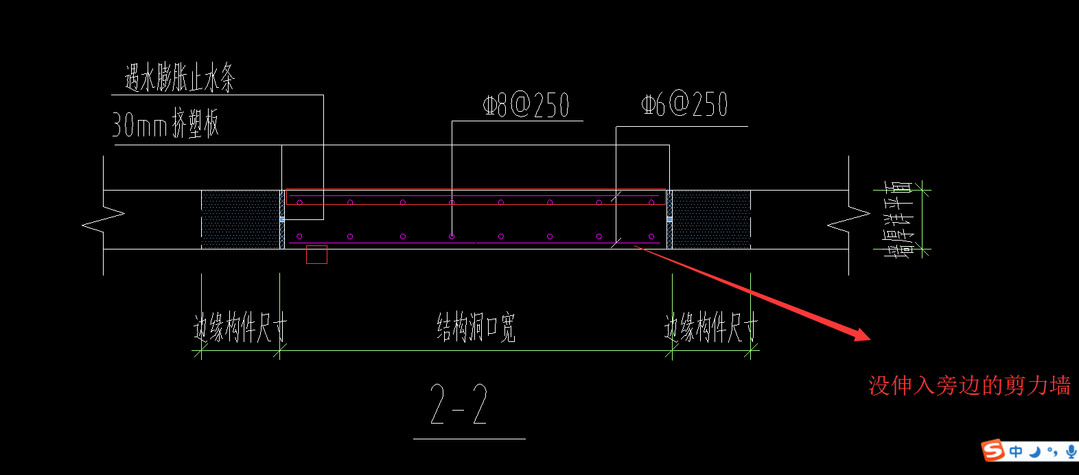 伸入