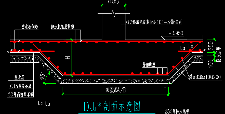 X向底筋