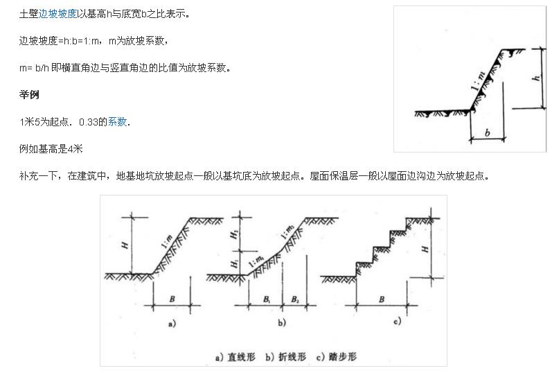 各位大哥大姐,帮我看下我这个放坡系数怎么填呀!