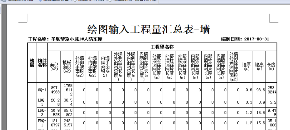 工程量