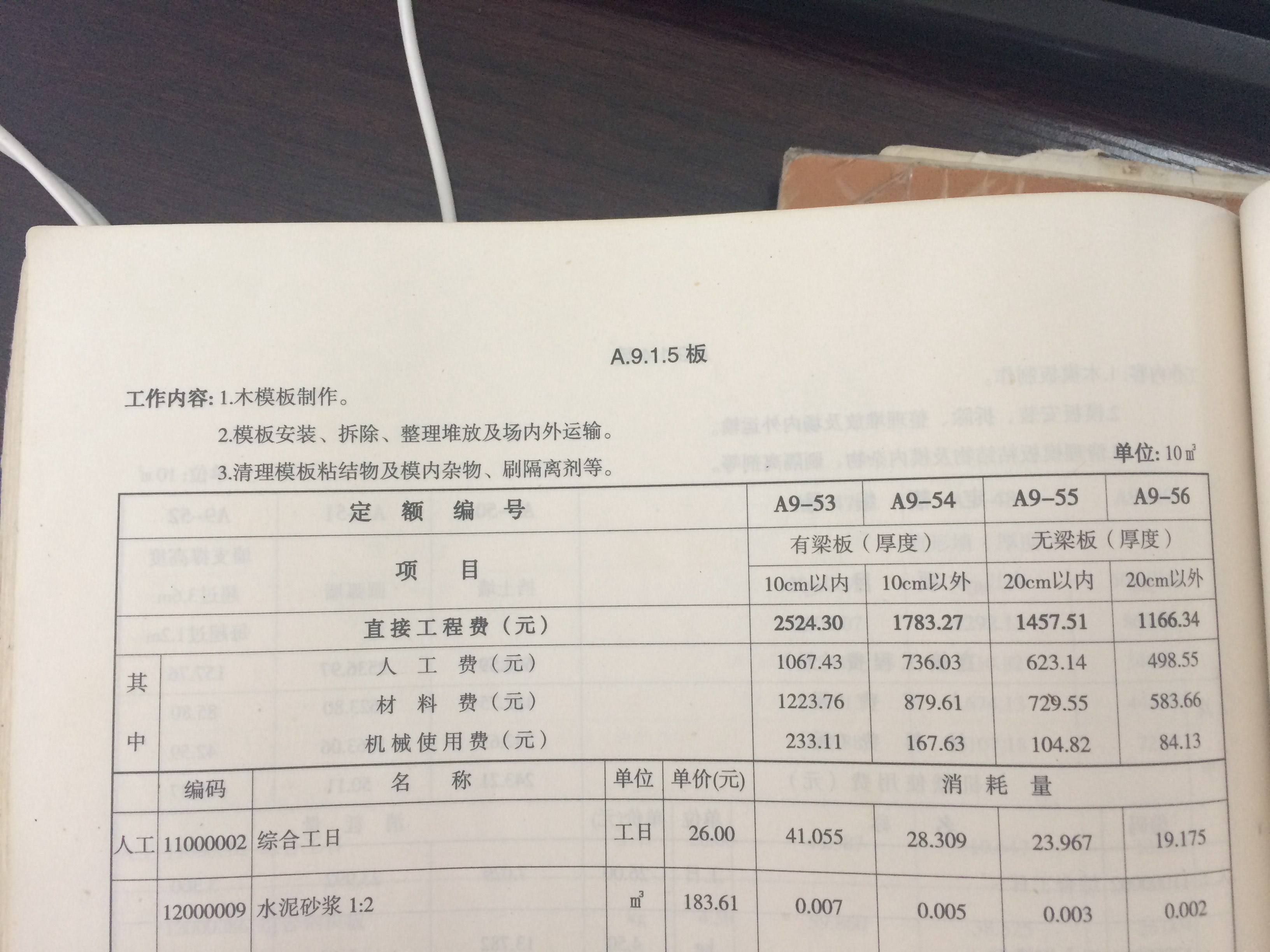 模板工