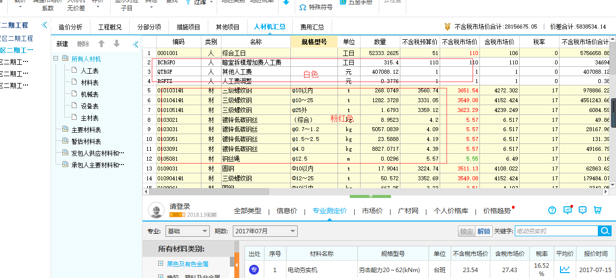匯總表