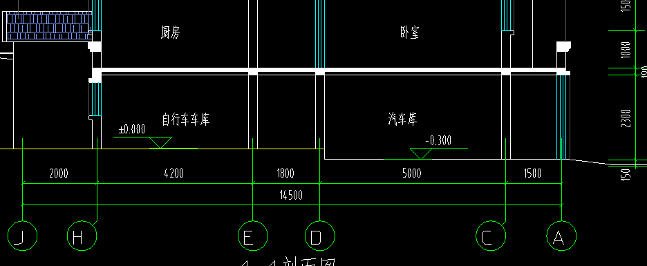 不同标高