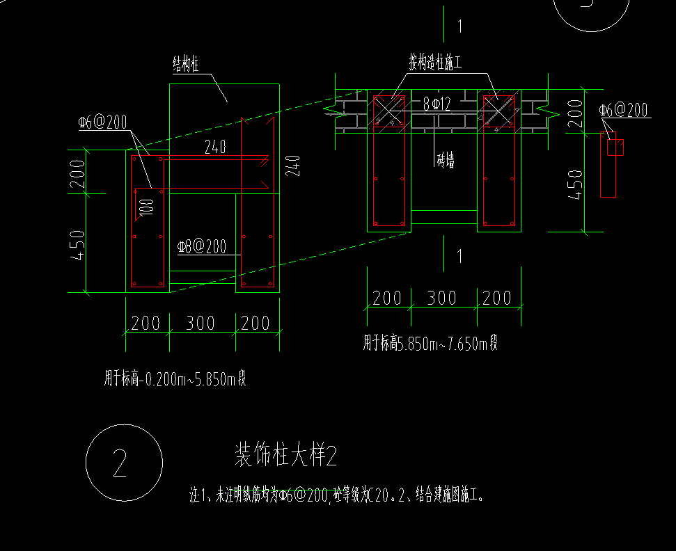 柱怎么画