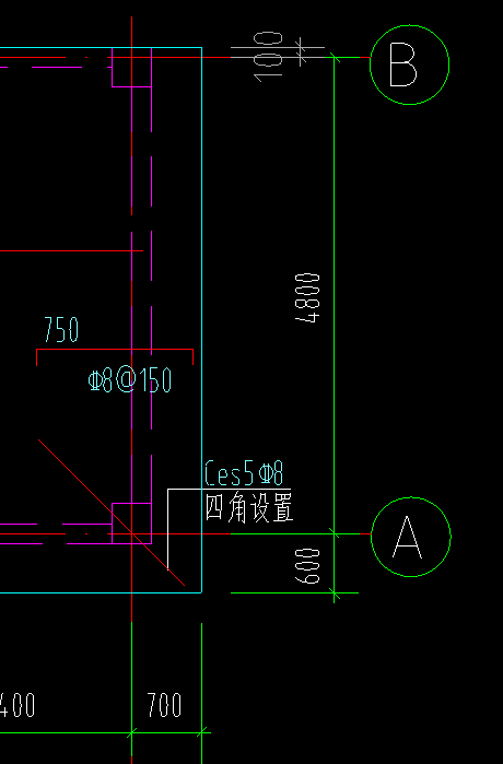 放射筋长度