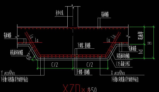 斜面钢筋