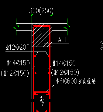 暗梁