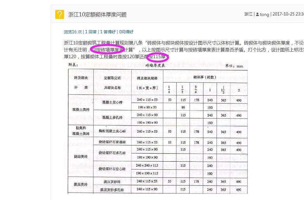 砌筑工程量计算