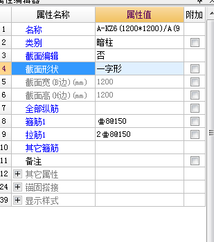 柱类别