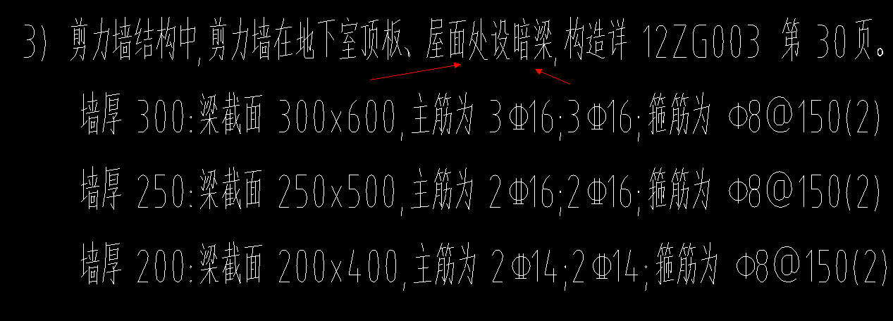暗梁