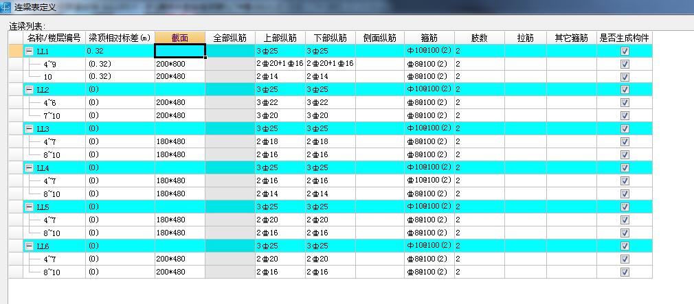 连梁