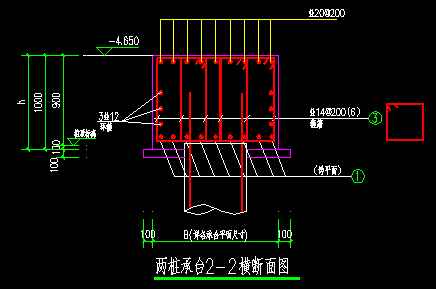 承台怎么画