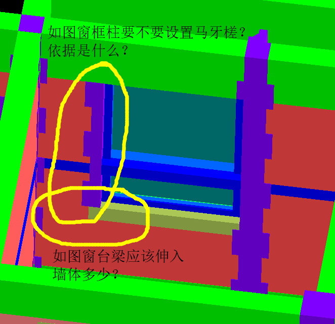 窗框柱