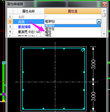 框柱