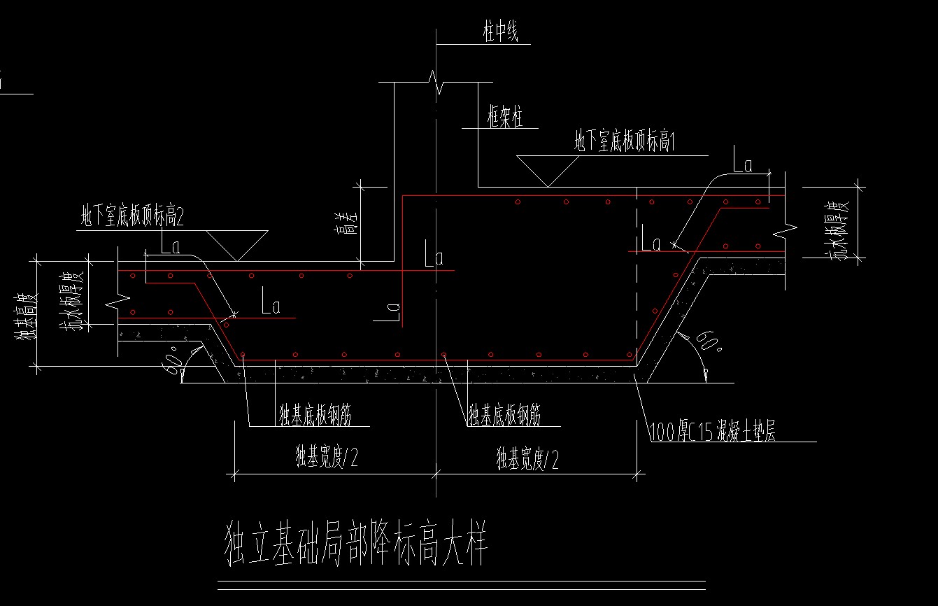 不同标高