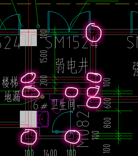 填充墙端部