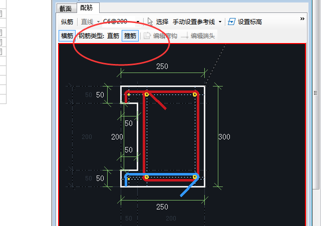 直筋