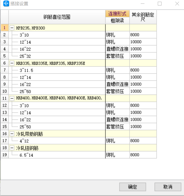 工程设置