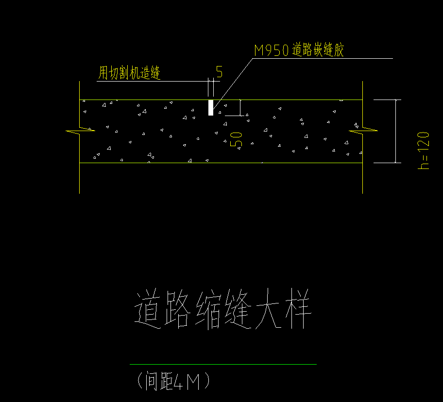 切割路面