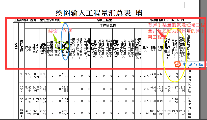 墙脚手架