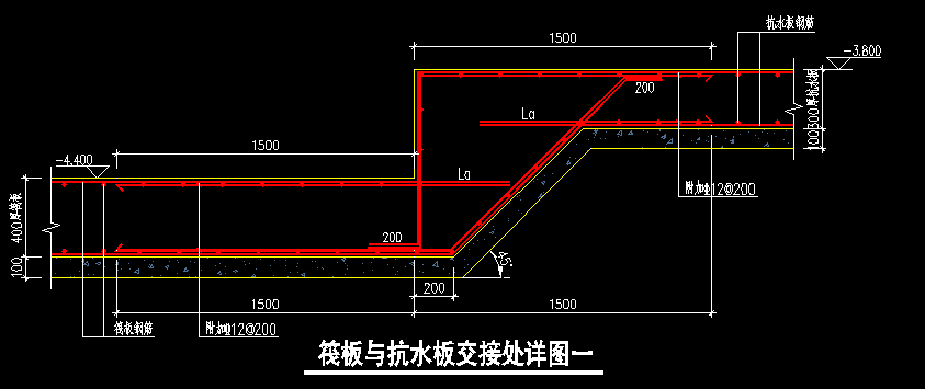 筏板变截面