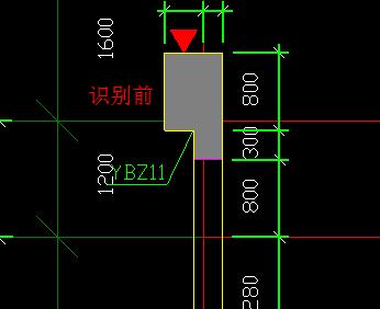 柱边线