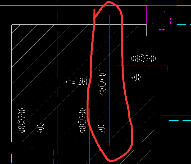 受力筋布置