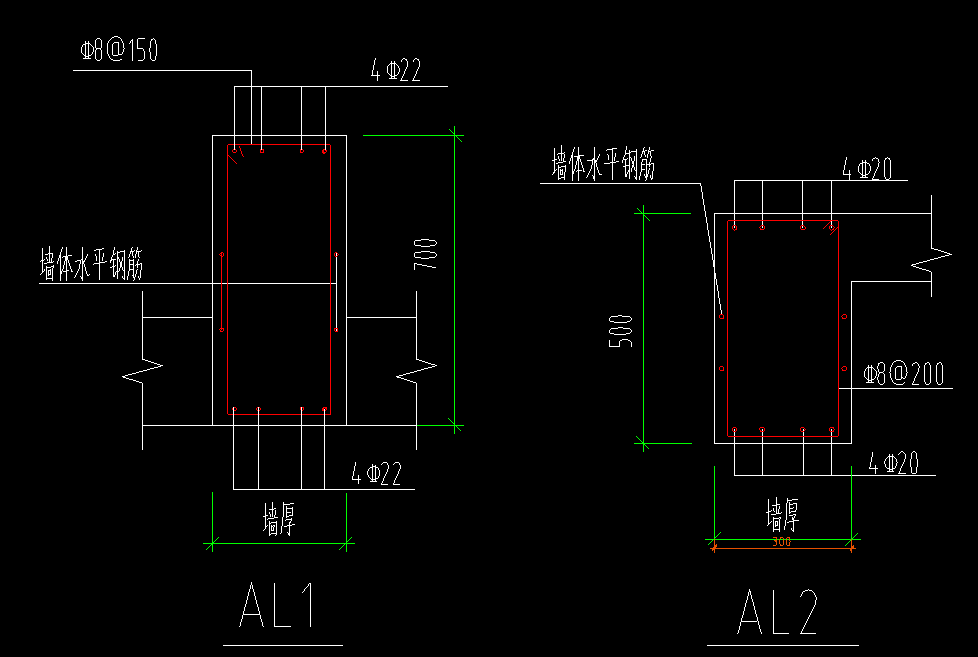 暗梁