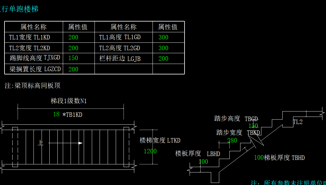 双跑楼梯