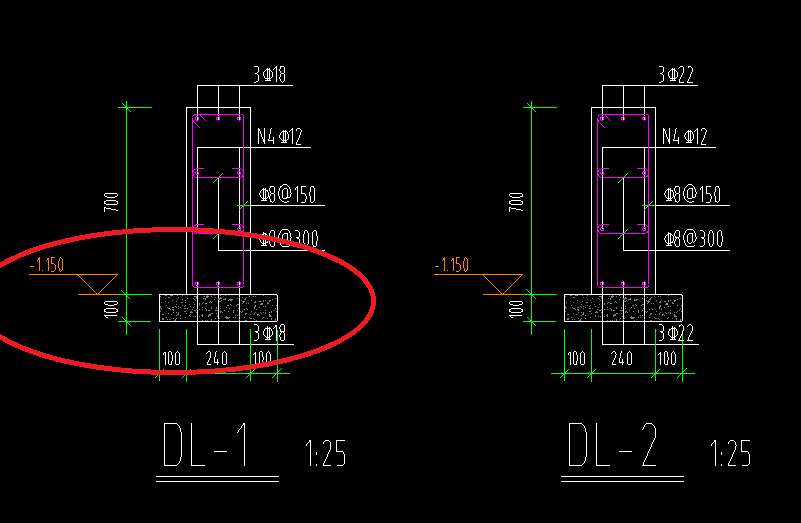 请问老师:地梁dl,用基础梁来定义吗?