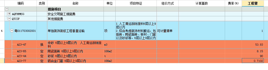 子目