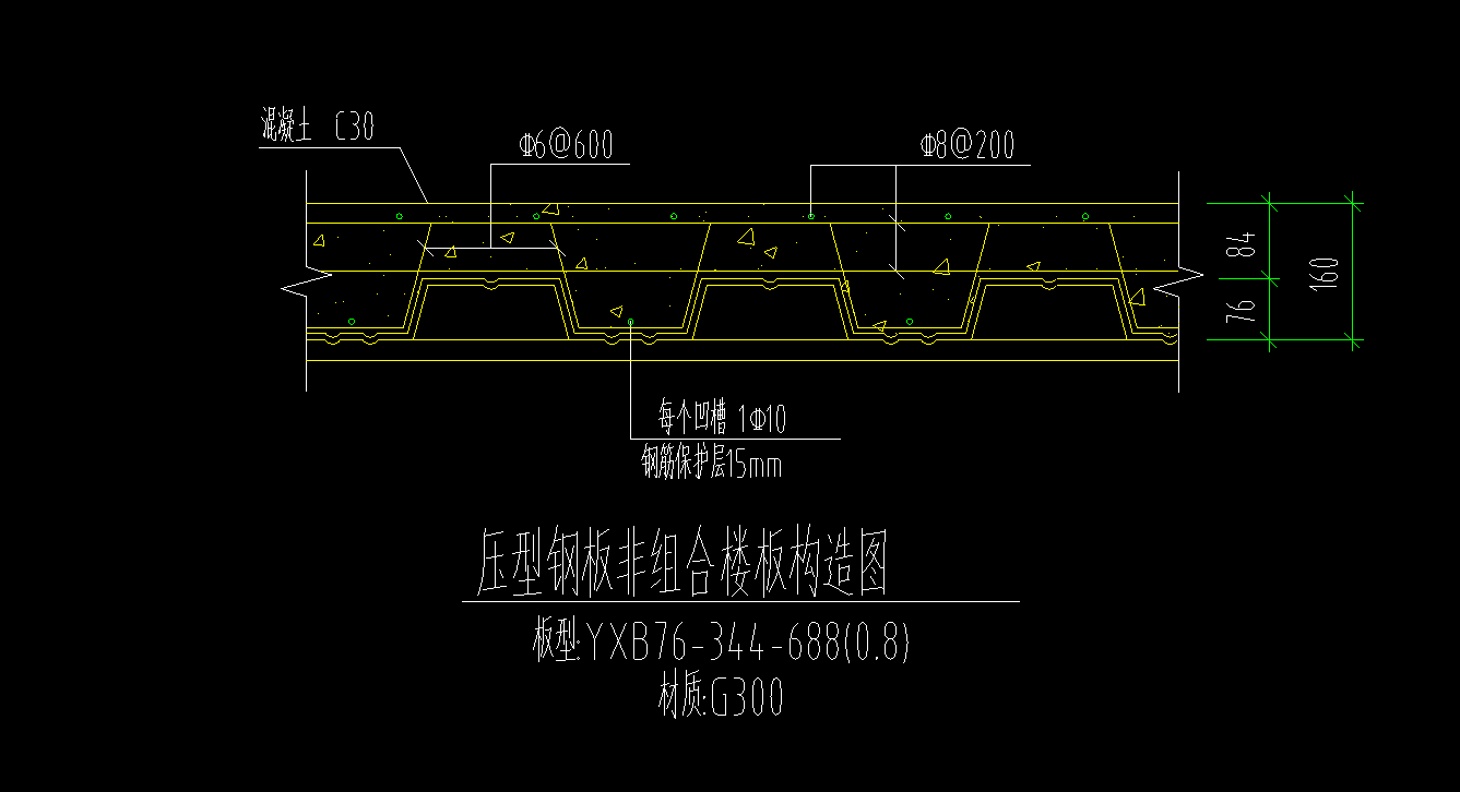 压型钢板的混凝土体积钢筋怎么计算