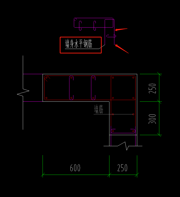 伸入