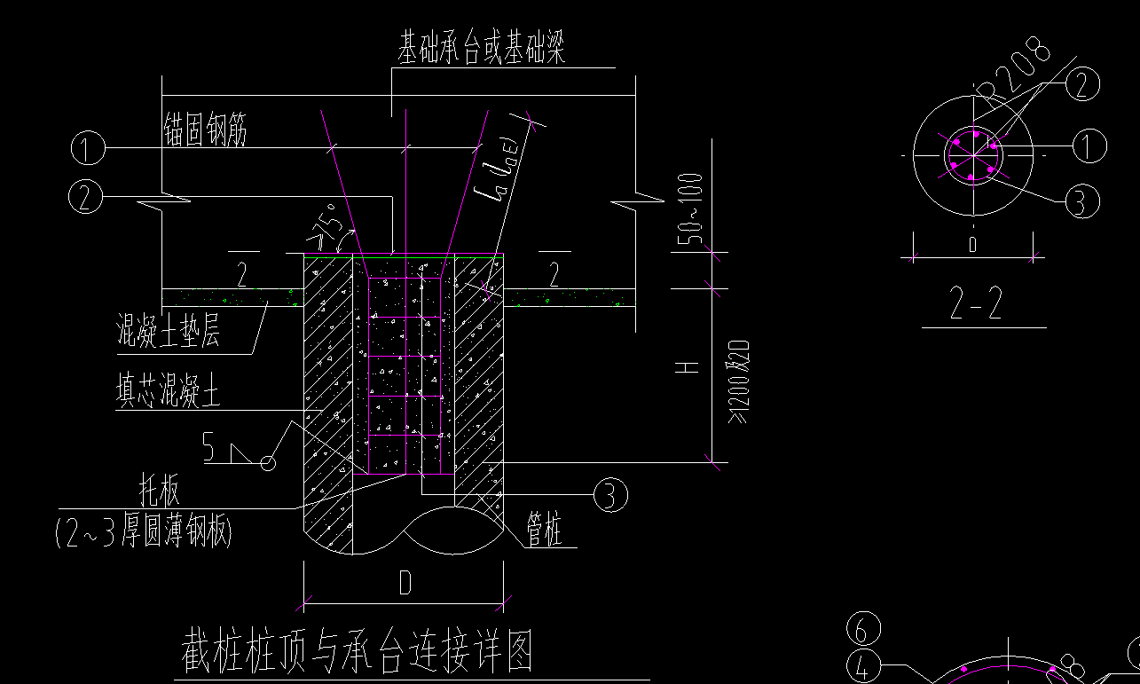 桩头插筋