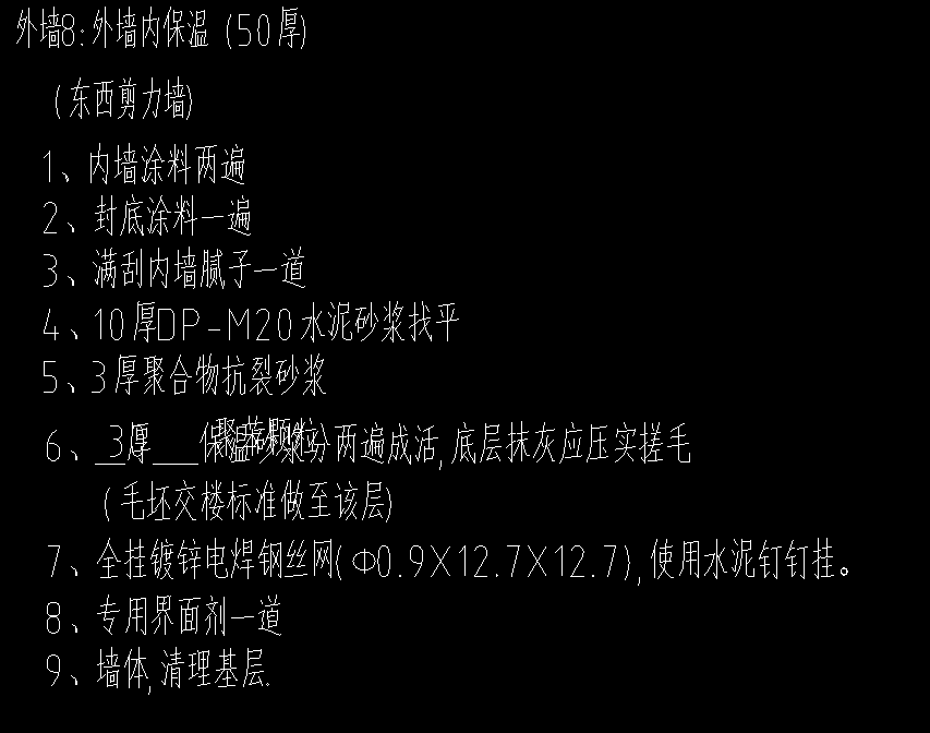 墙面抹灰